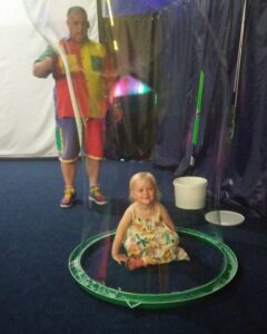 inside bubble